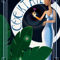 Mi proyecto del curso: Ilustración digital estilo art déco. Un progetto di Illustrazione tradizionale, Belle arti, Design di poster , Illustrazione digitale, Pubblicità, Design, Costume design e Eventi di Laura Garcia Catalan - 13.07.2022
