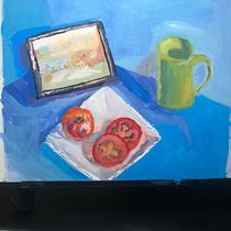 Mi proyecto del curso: Pintura al óleo desde cero. Artes plásticas, Pintura, e Pintura a óleo projeto de Kimberly German Lora - 14.07.2022
