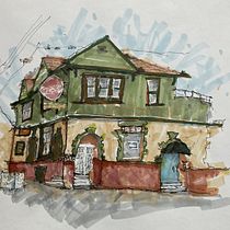 My project for course: Expressive Architectural Sketching with Colored Markers. Sketching, Drawing, Architectural Illustration, Sketchbook & Ink Illustration project by Beejay - 07.14.2022