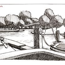 My project for course: Illustrated Diary: Fill Your Sketchbook with Experiences. Ilustração tradicional, Esboçado, Desenho, Sketchbook e Ilustração com tinta projeto de Andrea - 14.07.2022