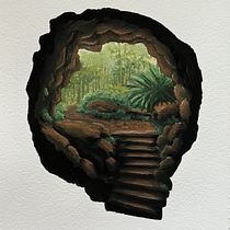My project for course: Painting Atmospheric Landscapes with Gouache. Un proyecto de Ilustración tradicional, Pintura y Pintura gouache de sketchymissperception - 15.07.2022