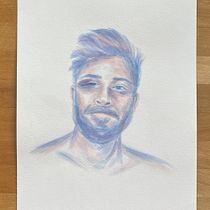My project for course: Artistic Portrait with Watercolors. Fine Arts, Painting, Watercolor Painting, and Portrait Drawing project by christina_dm - 07.15.2022