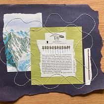 My project for course: Experimental Embroidery Techniques on Paper. Un progetto di Belle arti, Collage, Ricamo e Textile Design di ecrampe - 14.07.2022