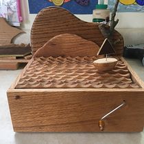 My project for course: Wooden Automata: Bring Sculptures to Life with Movement. Character Design, Sculpture, To, Design, Art To, s, and Woodworking project by Sandy - 07.12.2022