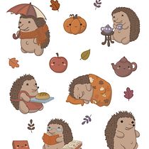 My project for course: Kawaii Illustration: Create Charming Characters Ein Projekt aus dem Bereich Traditionelle Illustration, Design von Figuren und Manga von eszter_duka - 13.07.2022