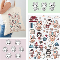 Mi proyecto del curso: Ilustración de una historia con estilo kawaii. Traditional illustration, Character Design, Digital Illustration, and Manga project by Steffany Barreto - 07.15.2022
