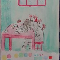 Mi proyecto del curso: Sketchbook para explorar tu estilo de dibujo. Un proyecto de Ilustración tradicional, Bocetado, Creatividad, Dibujo, Pintura a la acuarela, Sketchbook y Pintura gouache de atomodelavenganza - 15.07.2022