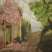 Mi proyecto del curso: Introducción a la pintura de paisajes en acrílico. Traditional illustration, Painting, Acr, and lic Painting project by Eliza Salas - 07.16.2022