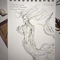 Mi proyecto del curso: Sketchbook fantástico: dibuja personajes desde la imaginación. Un proyecto de Ilustración tradicional, Creatividad, Dibujo y Sketchbook de Jonás Castillo - 12.07.2022