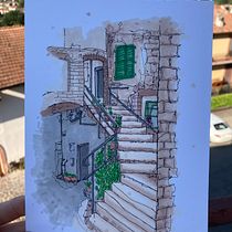 Il mio progetto del corso: Disegno architettonico espressivo con pennarelli colorati. Sketching, Drawing, Architectural Illustration, Sketchbook & Ink Illustration project by Carlo Mascellani - 07.16.2022