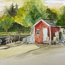 My project for course: Architectural Sketching with Watercolor and Ink. Sketching, Drawing, Watercolor Painting, Architectural Illustration, Sketchbook & Ink Illustration project by Lydia Dardi - 07.13.2022