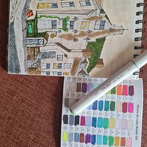 My project for course: Expressive Architectural Sketching with Colored Markers. Sketching, Drawing, Architectural Illustration, Sketchbook & Ink Illustration project by mayank0402 - 07.16.2022