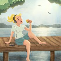 Mein Kursprojekt: Weibliches Charakterdesign im Cartoon-Stil mit Procreate. Projekt z dziedziny Trad, c, jna ilustracja, Ilustracja c, frowa, R, sunek c i frow użytkownika Jana Suing - 16.07.2022
