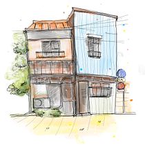 My project for course: Expressive Architectural Sketching with Colored Markers. Sketching, Drawing, Architectural Illustration, Sketchbook & Ink Illustration project by Shireen - 07.17.2022