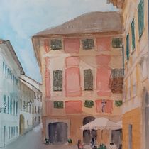 Il mio progetto del corso: Tecniche moderne di acquerello paesaggistico. Un progetto di Pittura ad acquerello di Raffaella Rampini - 17.07.2022
