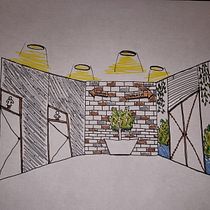 Mi proyecto del curso: Introducción al dibujo arquitectónico a mano alzada. Projekt z dziedziny  Architektura,  R i sunek architektoniczn użytkownika nayeamores1 - 14.07.2022