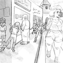 Meu projeto do curso: Fundamentos do desenho de pessoas a partir da imaginação. Traditional illustration, Fine Arts, Sketching, Pencil Drawing, Drawing, Artistic Drawing, and Figure Drawing project by Yasmin Bitencourt - 07.14.2022