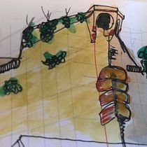 Tanto per arrivare alla fine del corso. Un projet de Illustration traditionnelle, Esquisse , Dessin, Aquarelle, Illustration architecturale , et Carnet de croquis de Francesco osano - 17.07.2022