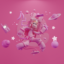 My project for course: 3D Character Creation in Blender. Een project van 3D, Ontwerp van personages,  3D-modellering, 3D-karakterontwerp y  3D-ontwerp van nikkidesaintpaul - 17.07.2022