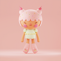 My project for course: Kawaii Character Creation in 3D with Blender . Traditional illustration, Character Design, Digital Illustration, 3D Modeling, and Manga project by nikkidesaintpaul - 07.17.2022
