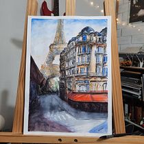 Mi proyecto del curso: Dibujo arquitectónico con acuarela y tinta. Sketching, Drawing, Watercolor Painting, Architectural Illustration, Sketchbook & Ink Illustration project by Calef Pardo - 07.18.2022