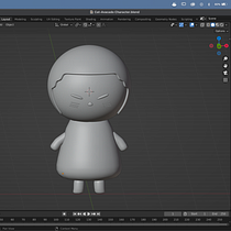 My project for course: Kawaii Character Creation in 3D with Blender . Traditional illustration, Character Design, Digital Illustration, 3D Modeling, and Manga project by Annie - 07.18.2022
