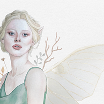 Meu projeto do curso: Retrato em aquarela a partir de uma fotografia. Traditional illustration, Watercolor Painting, and Portrait Drawing project by Isabelle Ricci - 07.18.2022