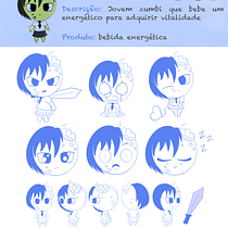 Meu projeto do curso: Design de personagens para marcas no Procreate Ein Projekt aus dem Bereich Traditionelle Illustration, Design von Figuren und Digitale Illustration von Nayara Correa - 18.07.2022
