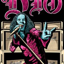 Homenaje a Ronnie James Dio. Traditional illustration, Digital Illustration, and Digital Drawing project by Marco Vásquez - 07.13.2022