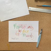 Mi proyecto del curso: Caligrafía itálica con brush pen Ein Projekt aus dem Bereich Kalligrafie von marialucaya - 18.07.2022