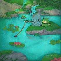 My project for course: Atmospheric Scenes in Procreate: Paint with Color and Light. Ilustração digital e Ilustração tradicional projeto de Olga Leñero - 18.07.2022