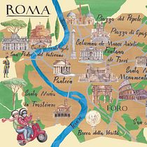 Mi proyecto del curso: Creación de mapas ilustrados: refleja la esencia de la ciudad. Traditional illustration, Infographics, Drawing, Digital Illustration, and Digital Painting project by Pedro Martín Worm - 07.18.2022