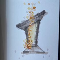 My project for course: Expressive Architectural Sketching with Colored Markers. Sketching, Drawing, Architectural Illustration, Sketchbook & Ink Illustration project by christine_885 - 07.12.2022