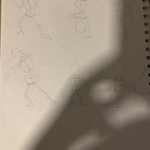 Mi proyecto del curso: Dibujo anatómico para principiantes. Fine Arts, Sketching, Pencil Drawing, Drawing, Realistic Drawing, and Figure Drawing project by figuevictor - 07.18.2022