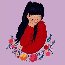 Meu projeto do curso: Retrato ilustrado com elementos botânicos. Traditional illustration, Digital Illustration, Botanical Illustration, and Digital Drawing project by vivianmroque - 04.13.2022