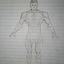 Mi proyecto del curso: Ilustración para cómics: anatomía de un superhéroe. Un progetto di Illustrazione tradizionale, Character design, Fumetto, Disegno a matita e Disegno anatomico di Gaby Wildemer - 19.07.2022