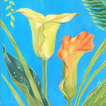 My project for course: Botanical Painting with Acrylic. Traditional illustration, Fine Arts, Painting, Acr, lic Painting, and Botanical Illustration project by Andrea Snuggs - 07.19.2022
