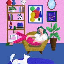 My project for course: Colorful Digital Illustration in Procreate. Traditional illustration, Drawing, Digital Illustration, and Digital Drawing project by Alina Nagirnyak - 07.16.2022