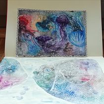 Mein Kursprojekt: Moderne Aquarelltechniken . Traditional illustration, Fine Arts, Painting, and Watercolor Painting project by Katty - 07.19.2022