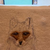 Mi proyecto del curso: Needle felting: crea retratos con lana (Nerilian de Fhilamento). Arts, Crafts, Fiber Arts, Naturalistic Illustration, Needle Felting, and Textile Design project by fhilamento.rd - 07.11.2022