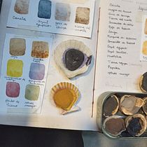 Acuarelas artesanales . Arts, Crafts, Fine Arts, Painting, Watercolor Painting, DIY, and Color Theor project by Daniela Victoria - 07.14.2022