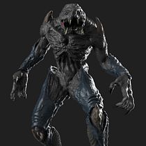 Mi proyecto del curso: Modelado en ZBrush: del concept art a la criatura final. 3D, 3D Modeling, Video Games, Concept Art, and 3D Character Design project by mosquiten - 07.19.2022