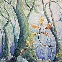 My project for course: Negative Watercolor Painting for Botanical Illustration Ein Projekt aus dem Bereich Traditionelle Illustration, Aquarellmalerei und Botanische Illustration von talitha_hodge - 20.07.2022