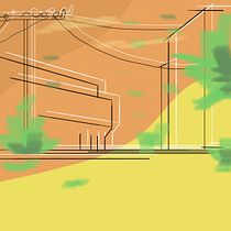 My project for course: Expressive Architectural Sketching with Colored Markers. Sketching, Drawing, Architectural Illustration, Sketchbook & Ink Illustration project by Aya Kamel - 07.17.2022