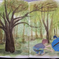 Mi proyecto del curso: Cuaderno creativo de ilustración: juego y exploración. Creativit, Drawing, Watercolor Painting, Sketchbook, Ink Illustration, and Colored Pencil Drawing project by Alessandra Sichi - 07.20.2022