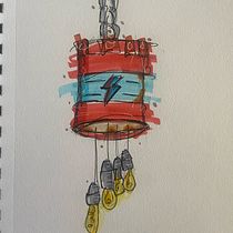 My project for course: Expressive Architectural Sketching with Colored Markers. Sketching, Drawing, Architectural Illustration, Sketchbook & Ink Illustration project by Ommy Alvarado - 07.20.2022