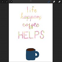Mi proyecto del curso: Caligrafía y lettering básicos con Procreate. Un progetto di Calligrafia, Instagram e Lettering digitale di rositajuad - 20.07.2022