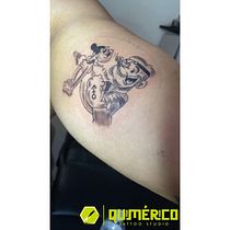 Mi proyecto del curso: Diseño de tatuajes Blackwork. Projekt z dziedziny Trad, c, jna ilustracja, Ilustracja c, frowa i Projektowanie tatuaż użytkownika EM Laureano Negron - 21.07.2022