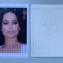 My girlfriend: Zoe Kravitz . Traditional illustration, Watercolor Painting, and Portrait Drawing project by Tania Serna - 07.21.2022