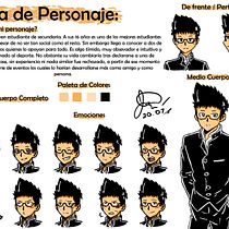 Mi proyecto del curso: Creación de personajes manga. Traditional illustration, Character Design, Comic, and Manga project by Josue Gabriel Andia Gamboa - 07.19.2022